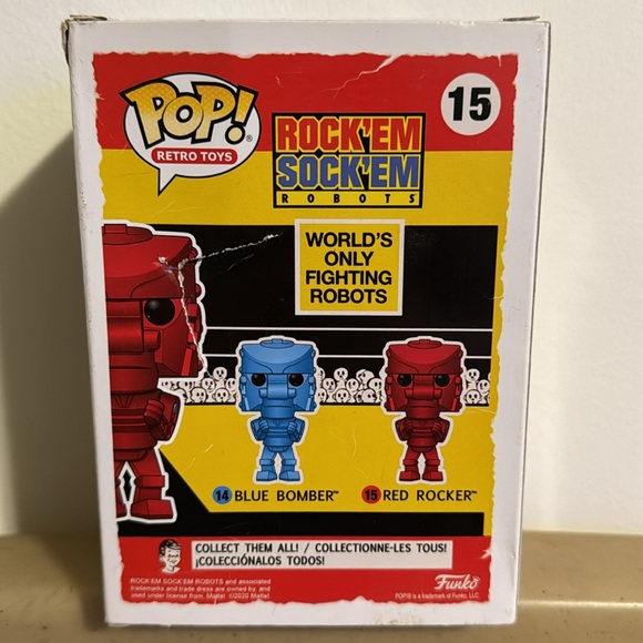 Funko Pop Red Rocker Rock’Em Sock’Em Robots - Picture 3 of 5
